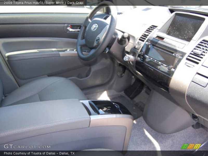 Super White / Dark Gray 2009 Toyota Prius Hybrid