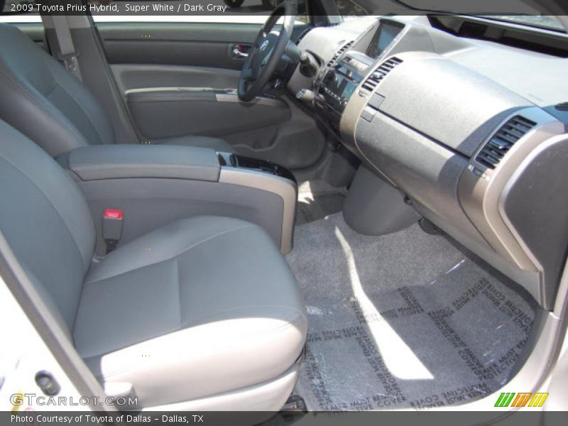 Super White / Dark Gray 2009 Toyota Prius Hybrid