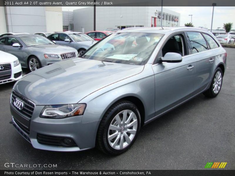 Quartz Grey Metallic / Black 2011 Audi A4 2.0T quattro Avant