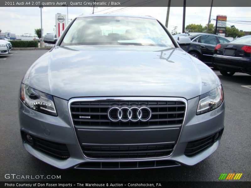 Quartz Grey Metallic / Black 2011 Audi A4 2.0T quattro Avant