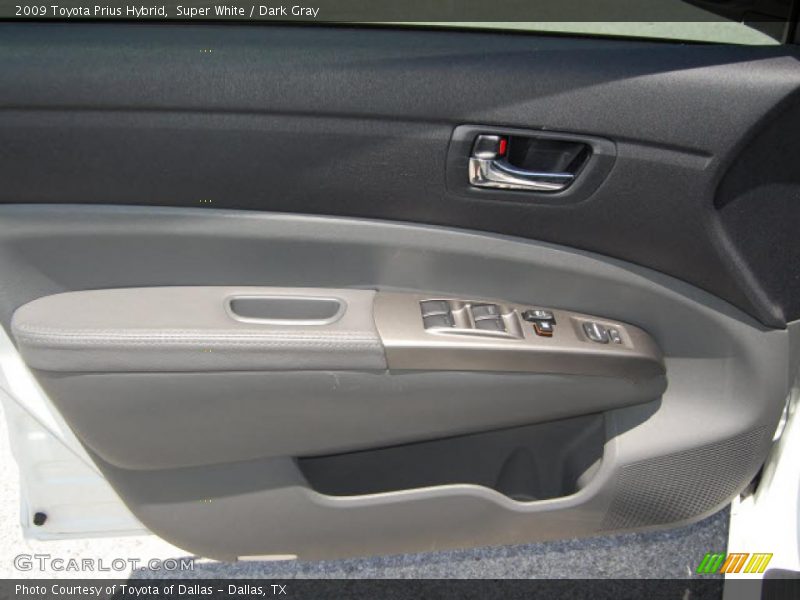Super White / Dark Gray 2009 Toyota Prius Hybrid