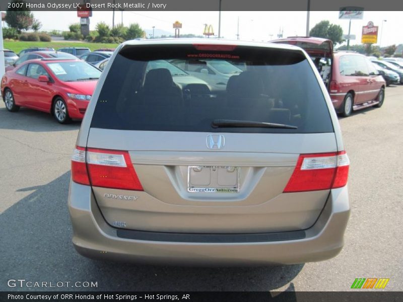 Desert Rock Metallic / Ivory 2007 Honda Odyssey LX
