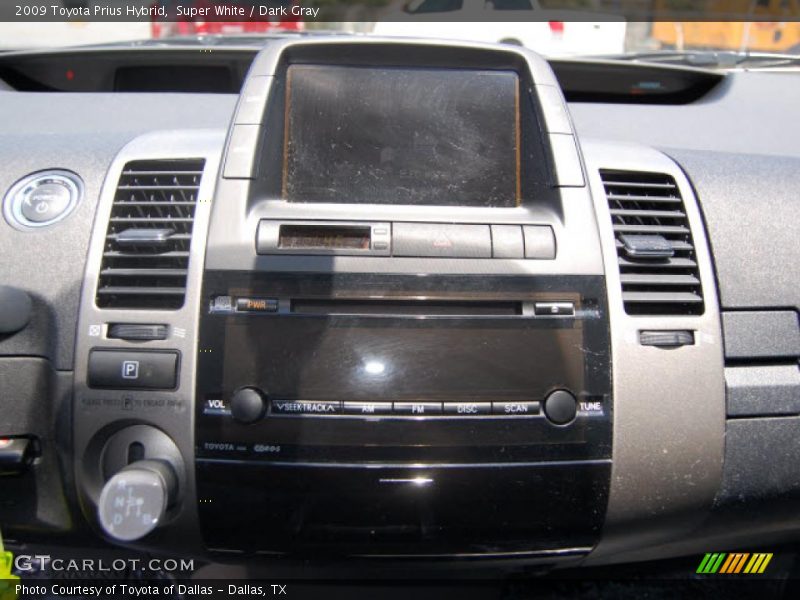 Super White / Dark Gray 2009 Toyota Prius Hybrid