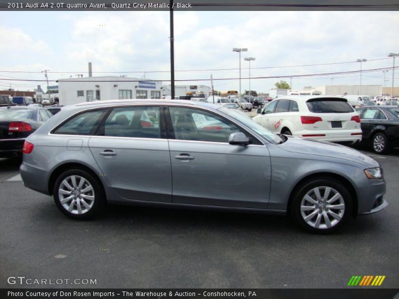 Quartz Grey Metallic / Black 2011 Audi A4 2.0T quattro Avant