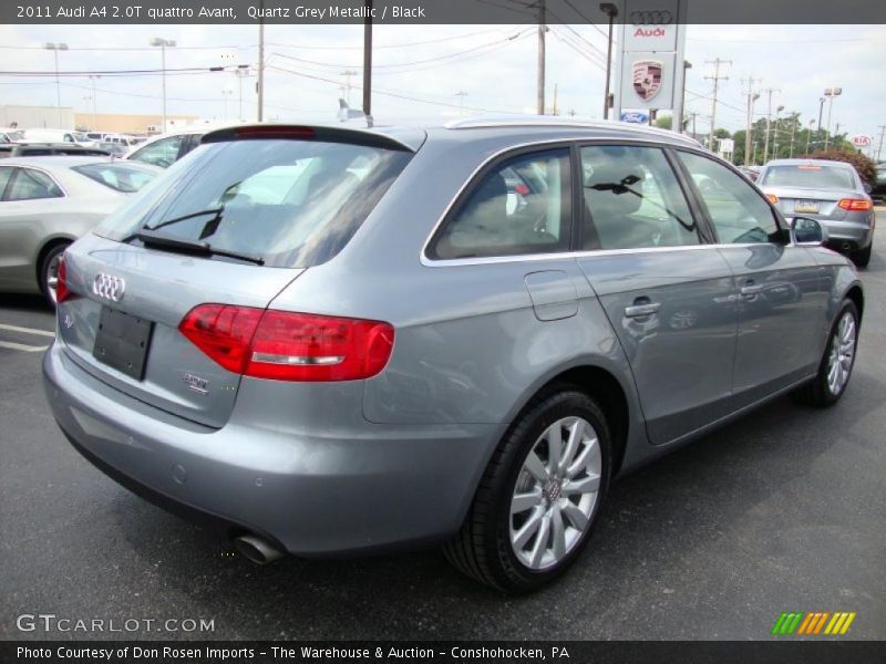 Quartz Grey Metallic / Black 2011 Audi A4 2.0T quattro Avant