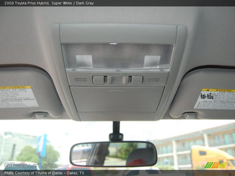 Super White / Dark Gray 2009 Toyota Prius Hybrid