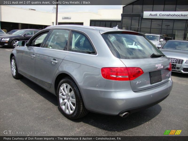 Quartz Grey Metallic / Black 2011 Audi A4 2.0T quattro Avant