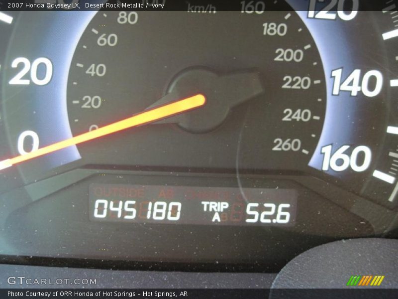 Desert Rock Metallic / Ivory 2007 Honda Odyssey LX