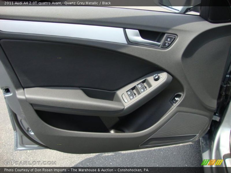 Quartz Grey Metallic / Black 2011 Audi A4 2.0T quattro Avant