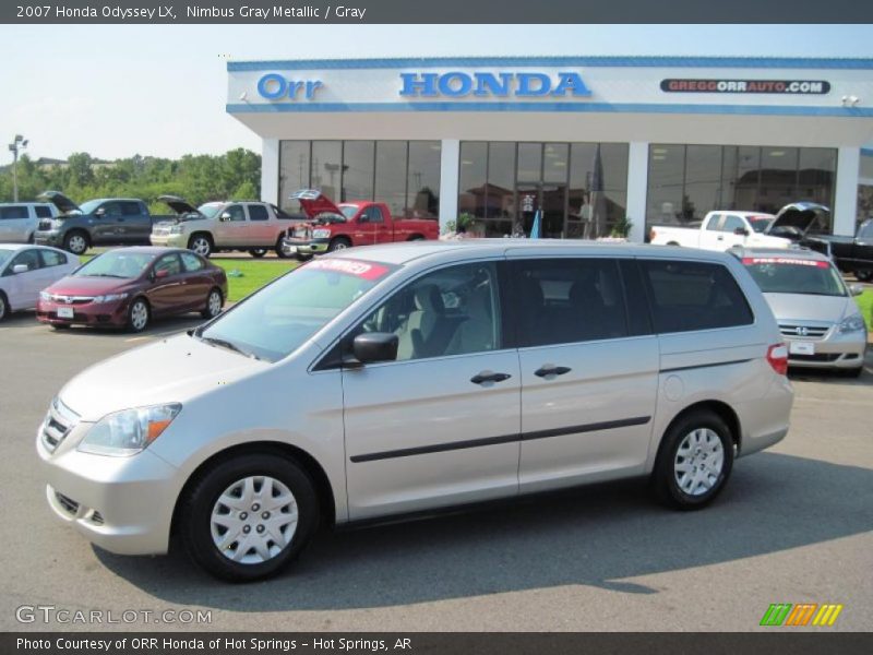 Nimbus Gray Metallic / Gray 2007 Honda Odyssey LX