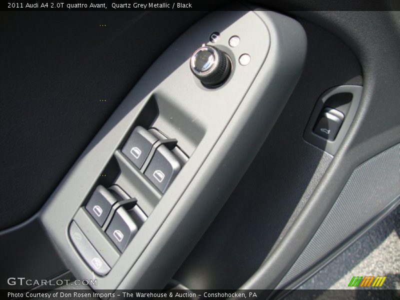 Quartz Grey Metallic / Black 2011 Audi A4 2.0T quattro Avant