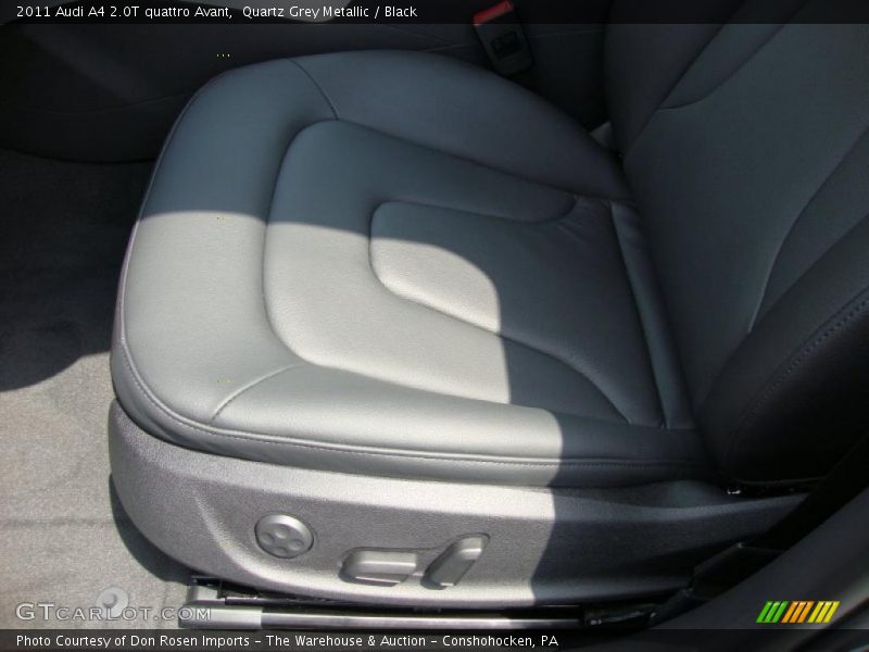Quartz Grey Metallic / Black 2011 Audi A4 2.0T quattro Avant