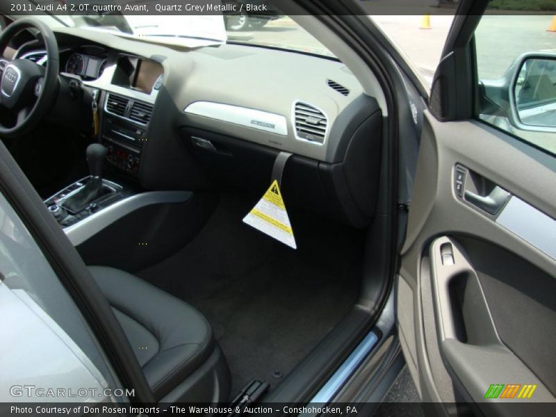 Quartz Grey Metallic / Black 2011 Audi A4 2.0T quattro Avant