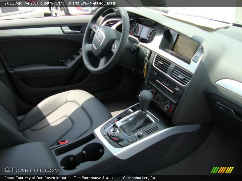 Quartz Grey Metallic / Black 2011 Audi A4 2.0T quattro Avant