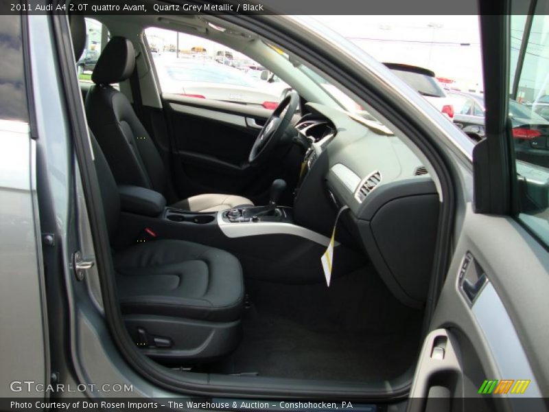 Quartz Grey Metallic / Black 2011 Audi A4 2.0T quattro Avant