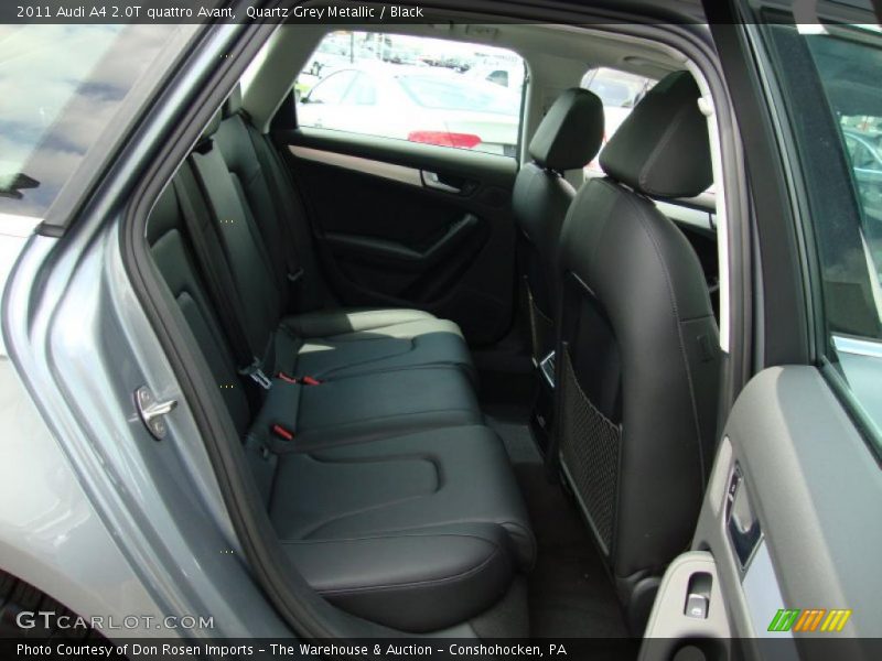 Quartz Grey Metallic / Black 2011 Audi A4 2.0T quattro Avant