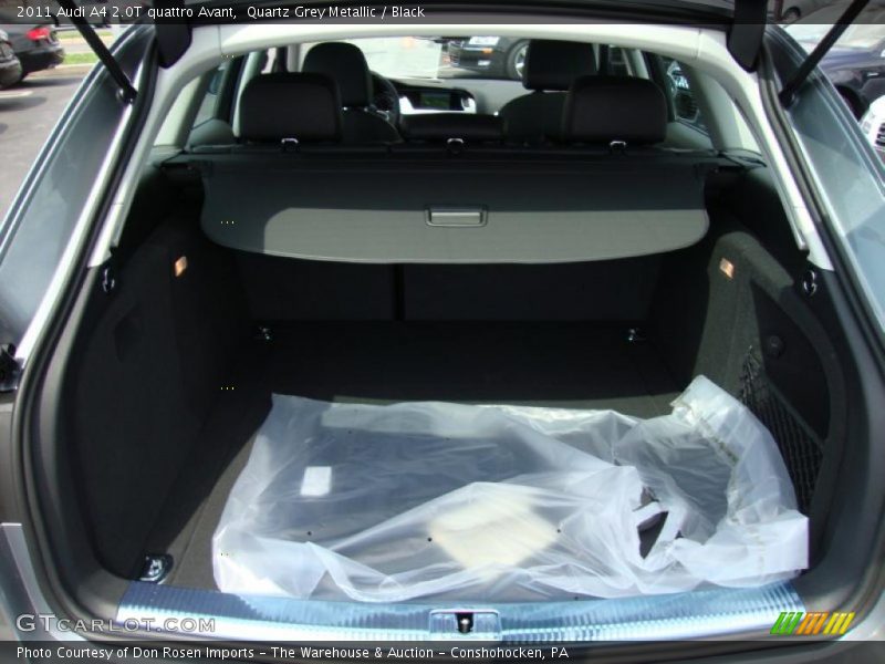 Quartz Grey Metallic / Black 2011 Audi A4 2.0T quattro Avant