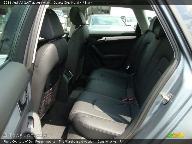Quartz Grey Metallic / Black 2011 Audi A4 2.0T quattro Avant