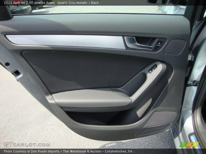 Quartz Grey Metallic / Black 2011 Audi A4 2.0T quattro Avant
