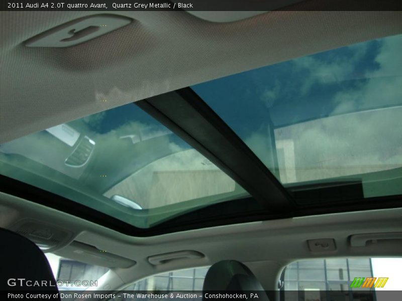Quartz Grey Metallic / Black 2011 Audi A4 2.0T quattro Avant