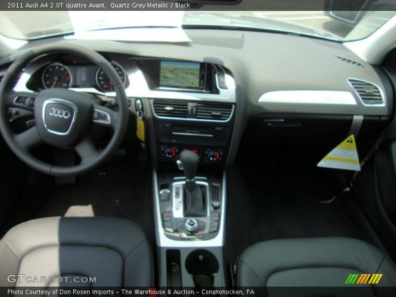 Quartz Grey Metallic / Black 2011 Audi A4 2.0T quattro Avant