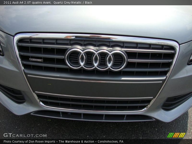 Quartz Grey Metallic / Black 2011 Audi A4 2.0T quattro Avant