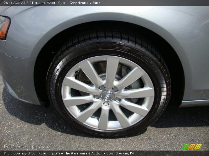 Quartz Grey Metallic / Black 2011 Audi A4 2.0T quattro Avant