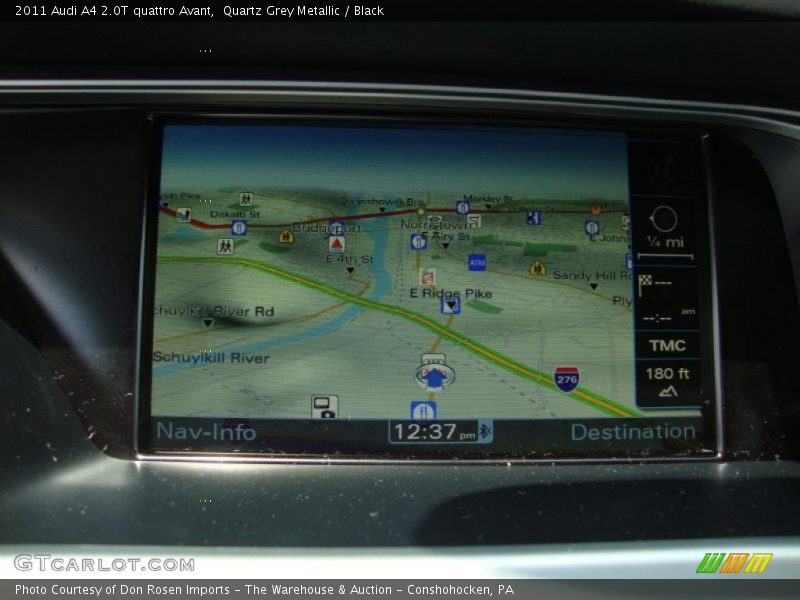 Quartz Grey Metallic / Black 2011 Audi A4 2.0T quattro Avant