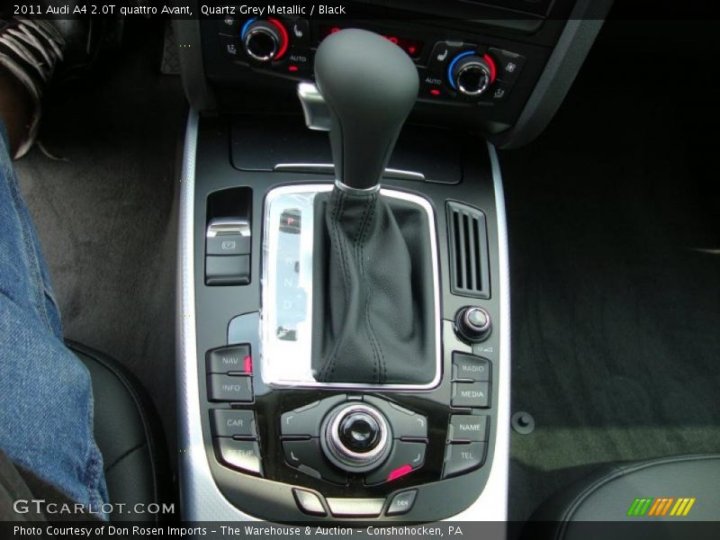 Quartz Grey Metallic / Black 2011 Audi A4 2.0T quattro Avant