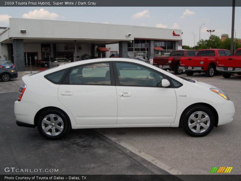 Super White / Dark Gray 2009 Toyota Prius Hybrid