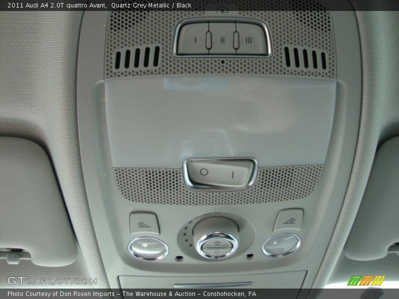 Quartz Grey Metallic / Black 2011 Audi A4 2.0T quattro Avant