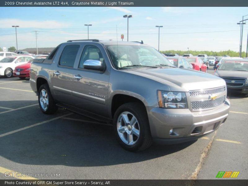 Graystone Metallic / Light Titanium 2009 Chevrolet Avalanche LTZ 4x4