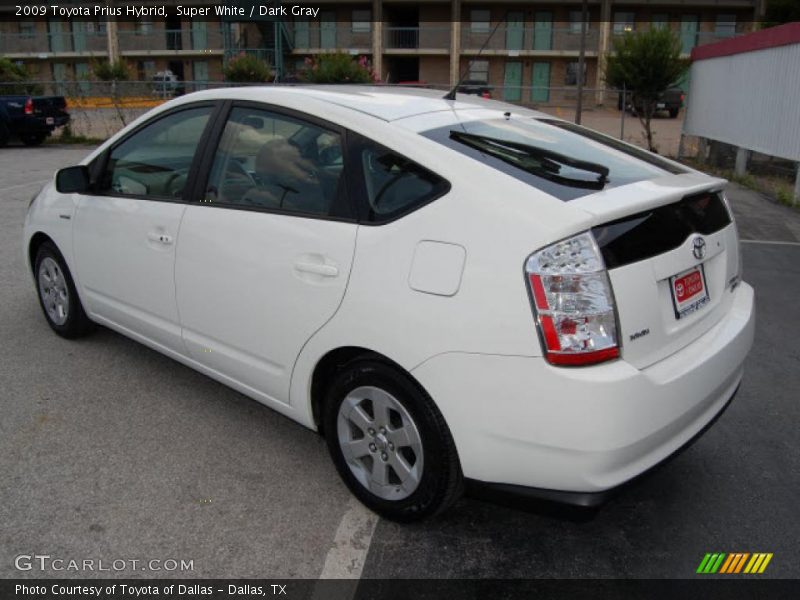 Super White / Dark Gray 2009 Toyota Prius Hybrid