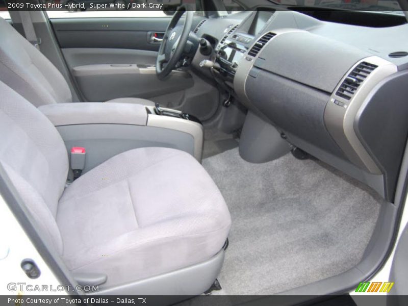 Super White / Dark Gray 2009 Toyota Prius Hybrid