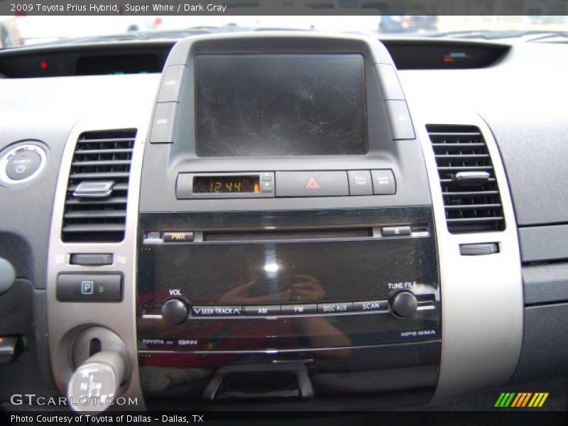 Super White / Dark Gray 2009 Toyota Prius Hybrid