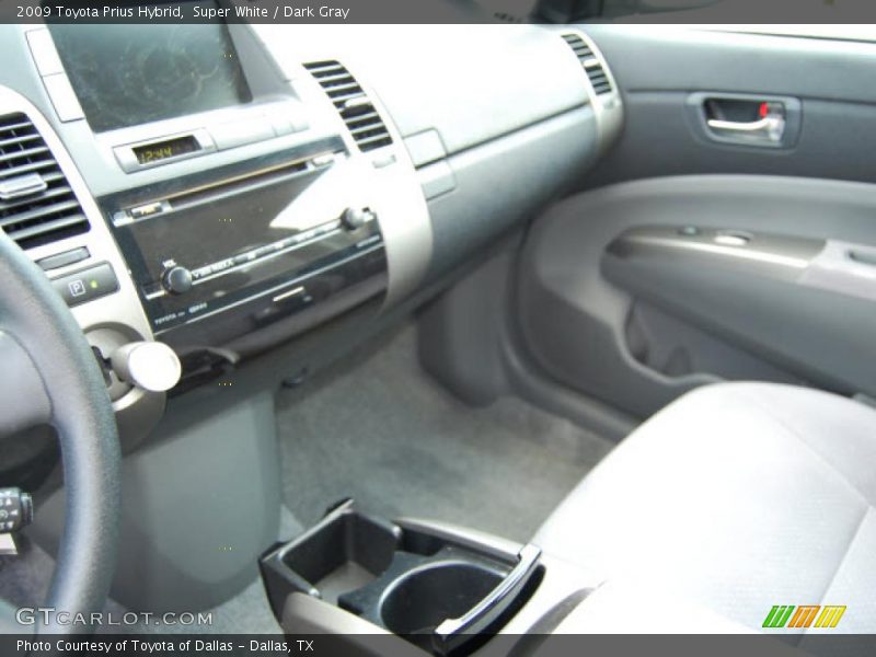 Super White / Dark Gray 2009 Toyota Prius Hybrid