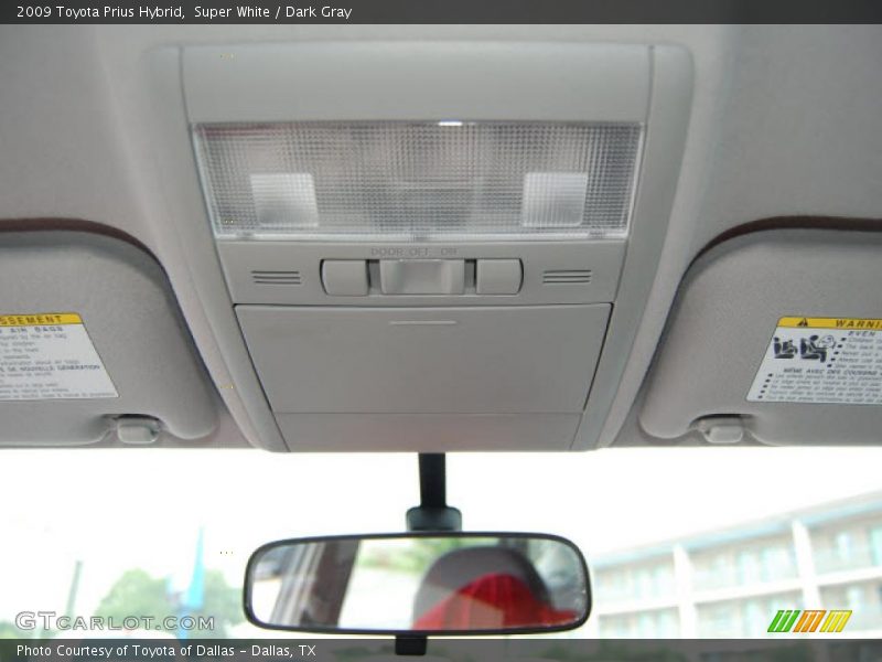 Super White / Dark Gray 2009 Toyota Prius Hybrid