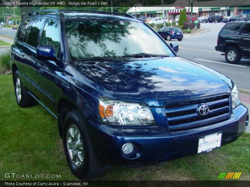 Indigo Ink Pearl / Ash 2004 Toyota Highlander V6 4WD