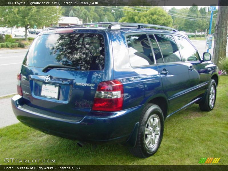 Indigo Ink Pearl / Ash 2004 Toyota Highlander V6 4WD