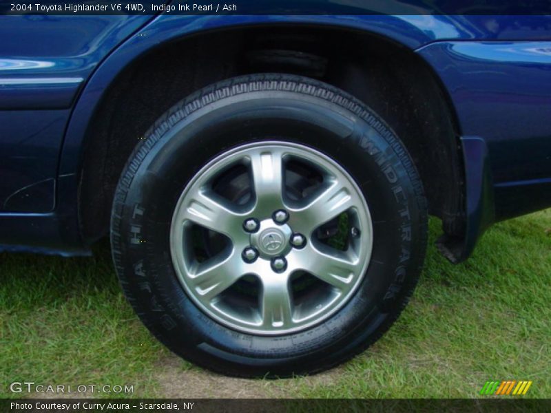 Indigo Ink Pearl / Ash 2004 Toyota Highlander V6 4WD