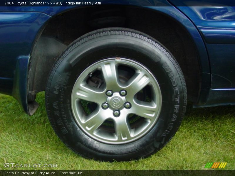 Indigo Ink Pearl / Ash 2004 Toyota Highlander V6 4WD