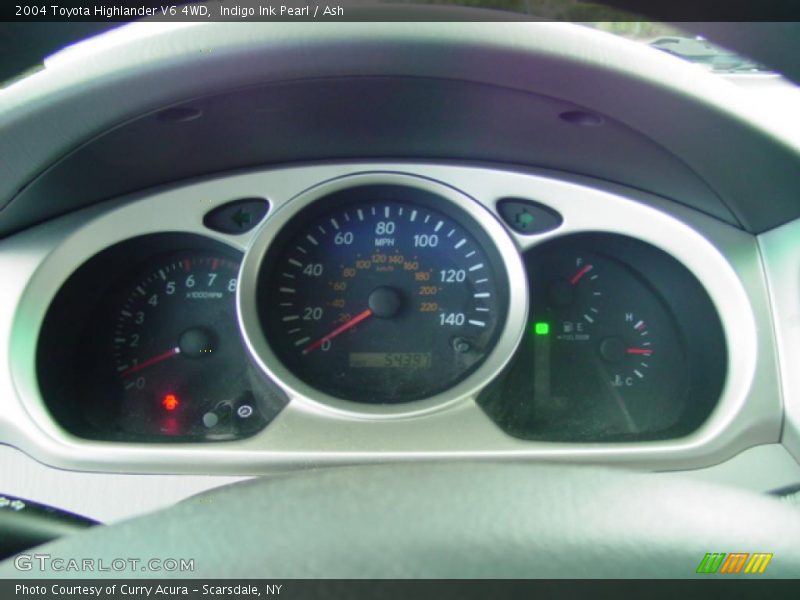 Indigo Ink Pearl / Ash 2004 Toyota Highlander V6 4WD
