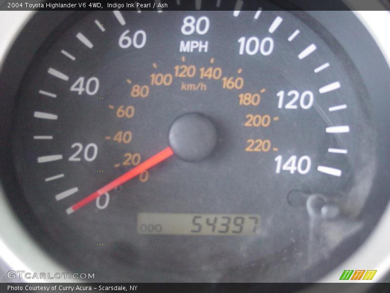 Indigo Ink Pearl / Ash 2004 Toyota Highlander V6 4WD