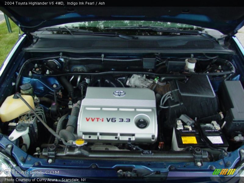 Indigo Ink Pearl / Ash 2004 Toyota Highlander V6 4WD