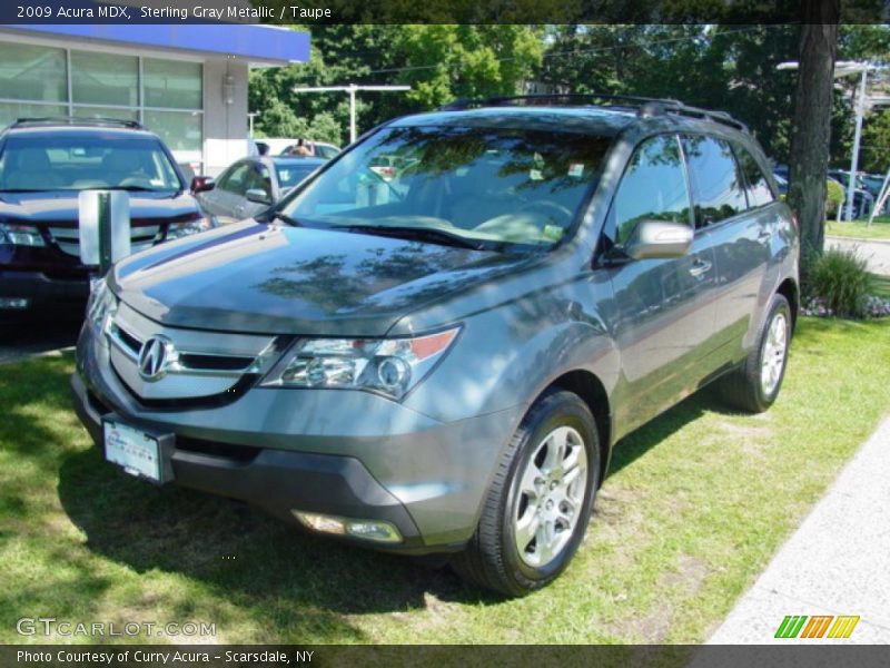 Sterling Gray Metallic / Taupe 2009 Acura MDX
