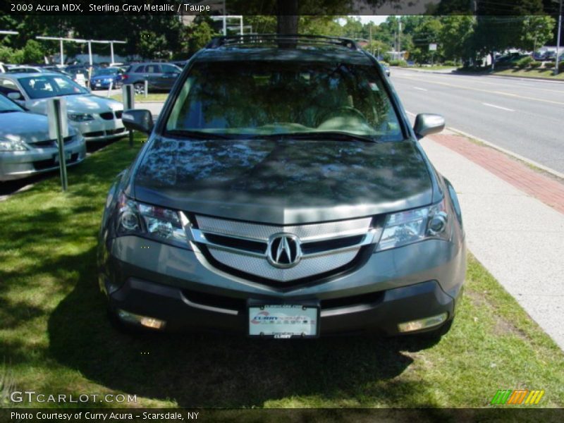Sterling Gray Metallic / Taupe 2009 Acura MDX