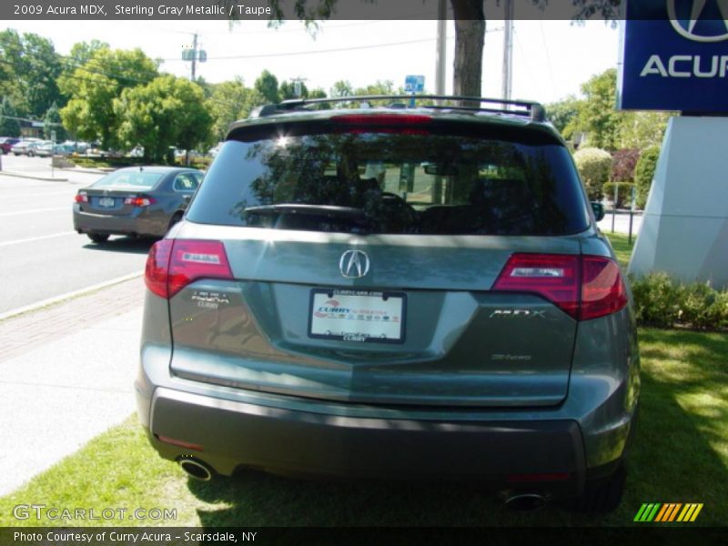 Sterling Gray Metallic / Taupe 2009 Acura MDX