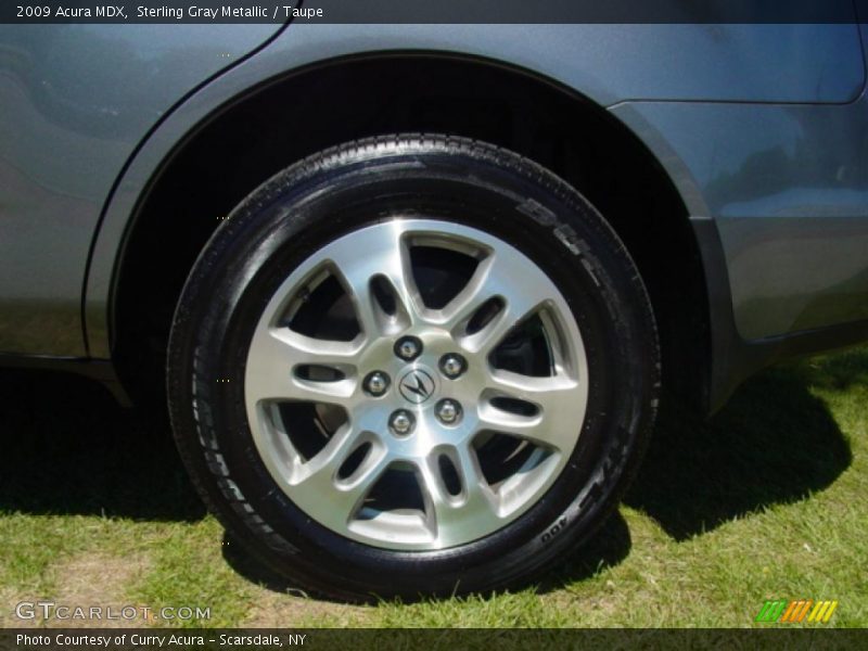 Sterling Gray Metallic / Taupe 2009 Acura MDX