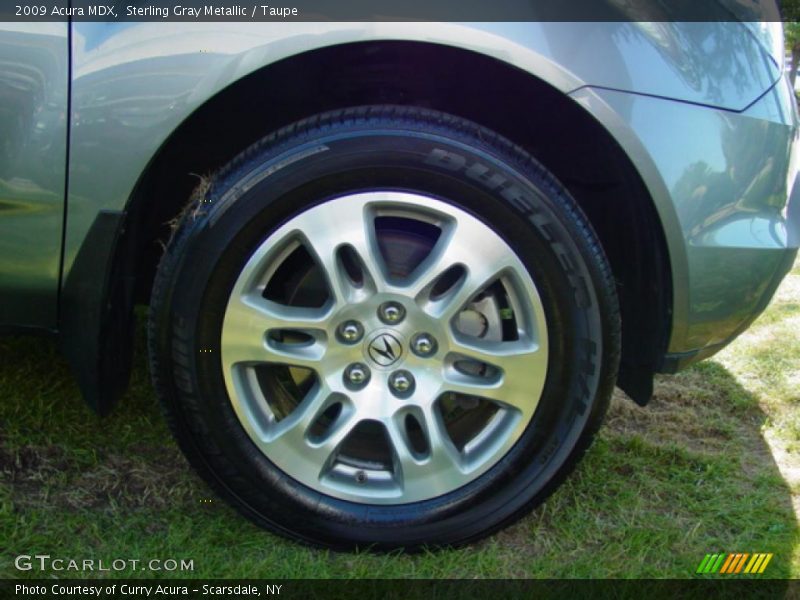 Sterling Gray Metallic / Taupe 2009 Acura MDX