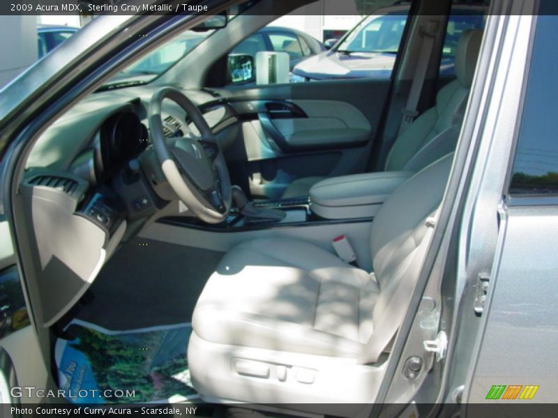 Sterling Gray Metallic / Taupe 2009 Acura MDX